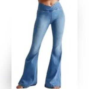 We The Free Light Blue Flare Jeans